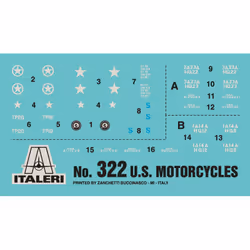 Italeri U.S. Motorcycles Model de motocyclette Kit de montage 1:35