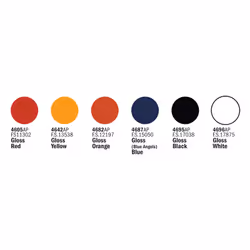 Italeri 435AP peinture acrylique 120 ml Noir, Bleu, Orange, Rouge, Blanc, Jaune Bouteille