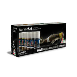 Italeri 437AP peinture acrylique 120 ml Beige, Marron, Vert, Gris Bouteille