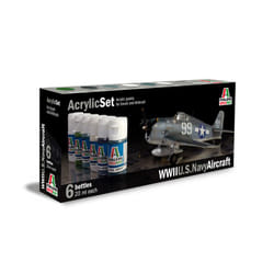 Italeri 439AP peinture acrylique 120 ml Bleu, Vert, Gris, Blanc Bouteille