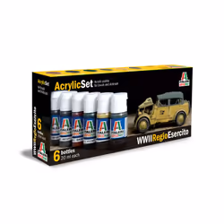 Italeri 441AP, 120 ml, Marron, Vert, Gris, Olive, Taupe, Jaune, Bouteille