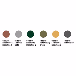 Italeri 441AP peinture acrylique 120 ml Marron, Vert, Gris, Olive, Taupe, Jaune Bouteille