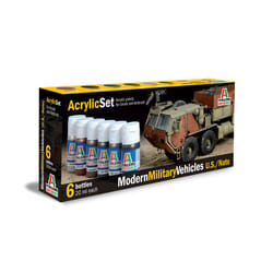 Italeri 442AP peinture acrylique 120 ml Noir, Marron, Vert, Teint, Taupe Bouteille