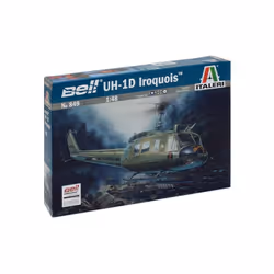 Italeri 0849, Modèle réduit de giravion, Kit de montage, 1:48, UH - 1D Iroquois, Avions polyvalents, Multicolore