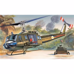Italeri UH - 1D SLICK, Modèle réduit de giravion, Kit de montage, 1:72, UH - 1D SLICK, unisexe, Plastique