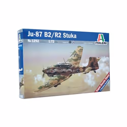 Italeri JU - 87 B2 STUKA, Modèle réduit d’aéronef à aile fixe, Kit de montage, 1:72, JU - 87 B2 STUKA, unisexe, Plastique