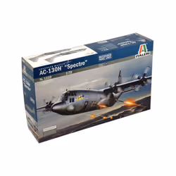 Italeri AC - 130H Spectre, Kit de montage, 1:72, AC - 130H Spectre, Avion militaire, États-Unis d'Amérique, Modèle réduit d’a ...