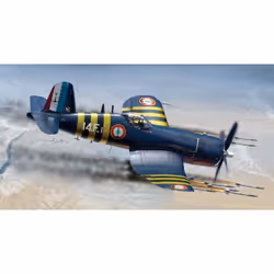 Italeri F4 U - 7 CORSAIR, Modèle réduit d’aéronef à aile fixe, Kit de montage, 1:72, F4 U - 7 CORSAIR, Avion militaire, Multi ...