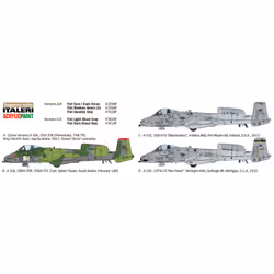 Italeri A-10 A/C Thunderbolt II Modèle réduit d’aéronef à aile fixe Kit de montage 1:72