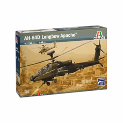 Italeri 2748, Modèle réduit de giravion, Kit de montage, 1:48, AH-64D LONGBOW APACHE, Avion militaire, Kaki, Multicolore