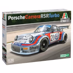 Maquette Voiture - ITALERI - Porsche Carrera Rsr Turbo - 1:24 - Kit Facile - Blanc