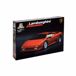 Italeri Lamborghini Diablo, Modèle de voiture classique, Kit de montage, 1:24, Lamborghini Diablo, unisexe, Plastique