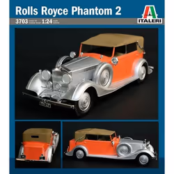 Italeri 3703, Modèle de voiture classique, Kit de montage, 1:24, ROLLS ROYCE PHANTOM II, Multicolore, Modèle réduit de véhicu ...