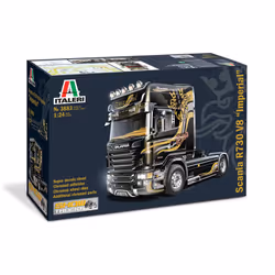 Italeri Scania R730 V8 Topline “Imperial”, Modèle de camion/remorque, Kit de montage, 1:24, Scania R730 V8, unisexe, Plastiqu ...