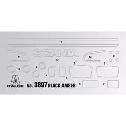 Italeri 3897 Modèle de camion/remorque Kit de montage 1:24