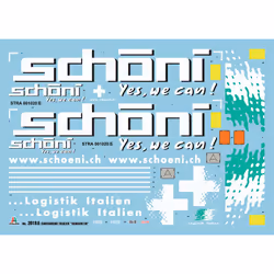 Italeri CURTAINSIDE TRAILER "Schoeni.ch" Modèle de camion/remorque Kit de montage 1:24