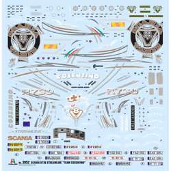 Italeri Scania R730 Streamline Modèle de camion/remorque Kit de montage 1:24