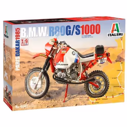 ITALERI - Maquette Moto B.m.w. R80 G/s 1000 Paris Dakar 1985 italeri4641 1:9 Maquette Char Promo - Ref : 11170