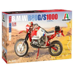 ITALERI - Maquette Moto B.m.w. R80 G/s 1000 Paris Dakar 1985 italeri4641 1:9 Maquette Char Promo - Ref : 11170