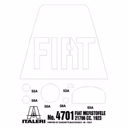 Italeri 4701 Modèle de voiture de sport Kit de montage 1:12