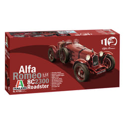 Italeri Alfa Romeo 8C 2300 Roadster Modèle de roadster Kit de montage 1:12
