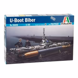 Italeri 5609, Modèle réduit de sous-marin, Kit de montage, 1:35, Gris, Multicolore, Allemagne, Modèle réduit navire