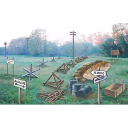 Italeri Battlefield pièce pour modèle à l'échelle et accessoires Construction