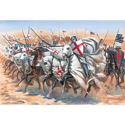 Figurines Templiers Moyen Âge - ITALERI - 15 cavaliers - Homme - Adulte