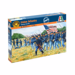 Figurines militaires : Infanterie de lUnion (Guerre de Sécession)