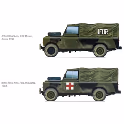 Italeri Land Rover 109’ LWB Military car model Kit de montage 1:35