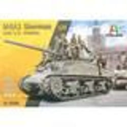 ITALERI - Maquette Char M4a1 Sherman With U.s. Infantry italeri6568 1:35 Maquette Char Promo - Ref : 9286