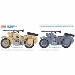Italeri 7403 Military motorcycle model Kit de montage 1:9 - Vue supplémentaire 4