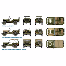 Italeri 7506 Military car model Kit de montage 1:72