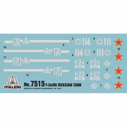 Italeri T-34/85 Tank model Kit de montage 1:72