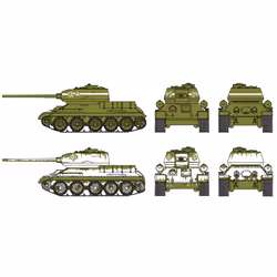 Italeri T-34/85 Tank model Kit de montage 1:72