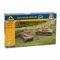 Italeri M13/40, Tank model, Kit de montage, 1:72, M13/40, WWII, Multicolore
