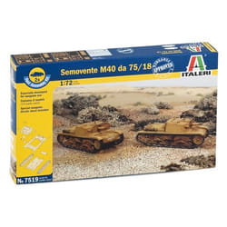 Italeri Semovente M40 da 75/18 Self-propelled gun model Kit de montage 1:72