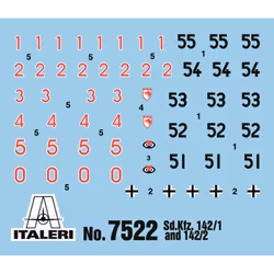 Italeri STURMGESCHUTZ III Tank model Kit de montage 1:72