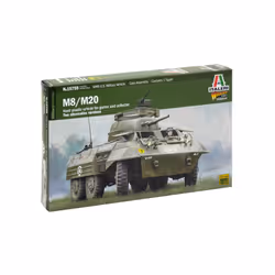 Italeri M8/M20, Armored fighting vehicle model, Kit de montage, 1:56, M8/M20, unisexe, Plastique