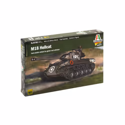 Italeri M18 Hellcat, Tank model, Kit de montage, 1:56, M18 Hellcat, unisexe, Plastique