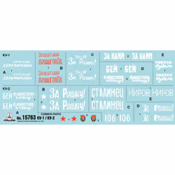 Italeri KV-1 / KV-2 Tank model Kit de montage 1:56