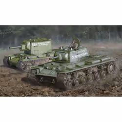 Italeri KV-1 / KV-2 Tank model Kit de montage 1:56