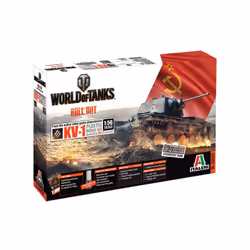 Italeri World of Tanks - KV-1 / KV-2, Tank model, Kit de montage, 1:56, KV-1 / KV-2, unisexe, Plastique