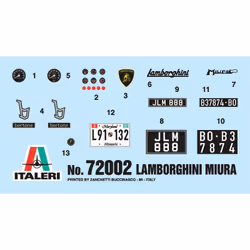 Italeri 72002 modèle à l'échelle Modèle de voiture classique Kit de montage 1:24