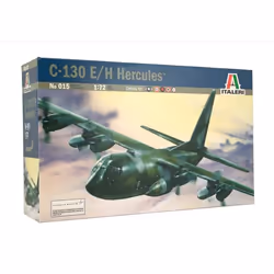 Italeri C - 130 HERCULES E/H, Modèle réduit d’aéronef à aile fixe, Kit de montage, 1:72, C - 130 HERCULES E/H, Plastique, 90s