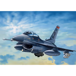 Italeri F-16 C/D Night Falcon, Modèle réduit d’aéronef à aile fixe, Kit de montage, 1:72, F-16 C/D, unisexe, Plastique