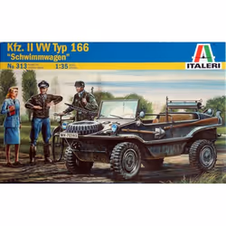Italeri Schwimmwagen, Military truck model, Kit de montage, 1:35, Schwimmwagen, unisexe, Plastique