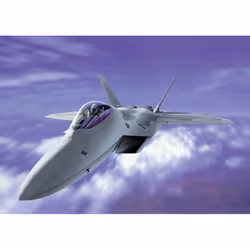 Italeri F-22 Raptor, Modèle réduit d’aéronef à aile fixe, Kit de montage, 1:72, F-22 Raptor, unisexe, Plastique