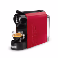 Bialetti Gioia, Machine à expresso, 0,5 L, Capsule de café, 1200 W, Noir, Rouge