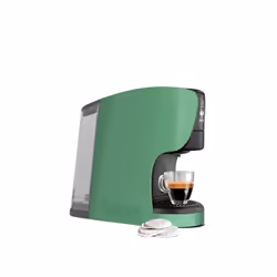 Bialetti 098150532, Cafetière, 0,4 L, Dosette de café, 1450 W, Vert